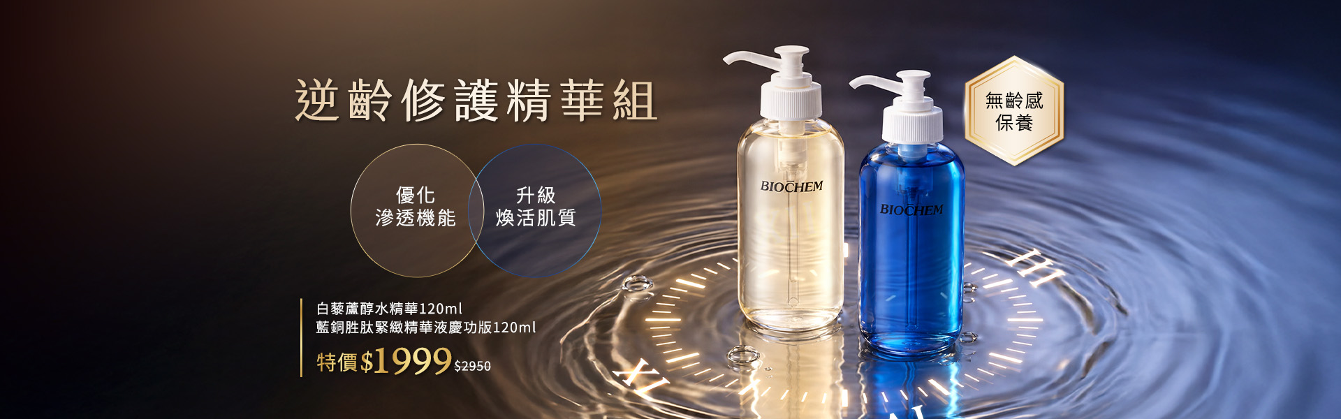 白藜蘆醇水精華+藍銅慶功版