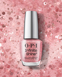 OPI 如膠似漆驕傲果凍系列，粉色大亮片指甲油，粉紅上菜中 ISL177