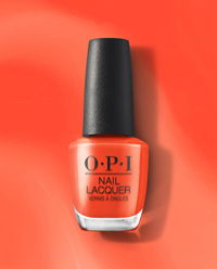 OPI 驕傲果凍系列，果凍唇釉感橘色指甲油，驕傲果凍 NLS053