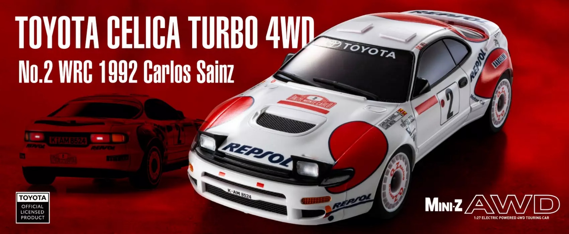 Toyota CELICA TURBO 4WD No.2 WRC 1992 Carlos Sainz