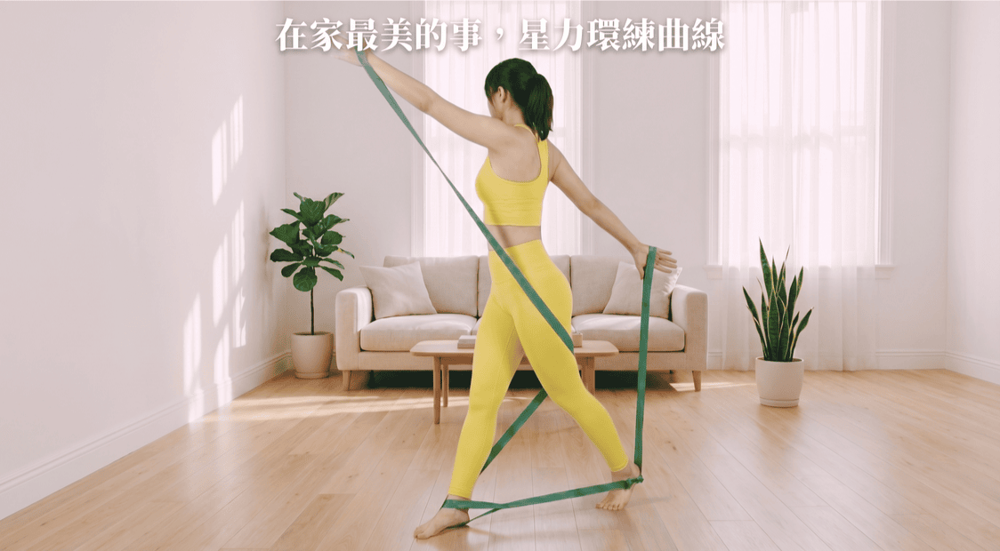 星力環 StarCore Loop｜超核肌力訓練繩 -重訓阻力帶/環狀彈力圈/長版阻力圈-FunSport