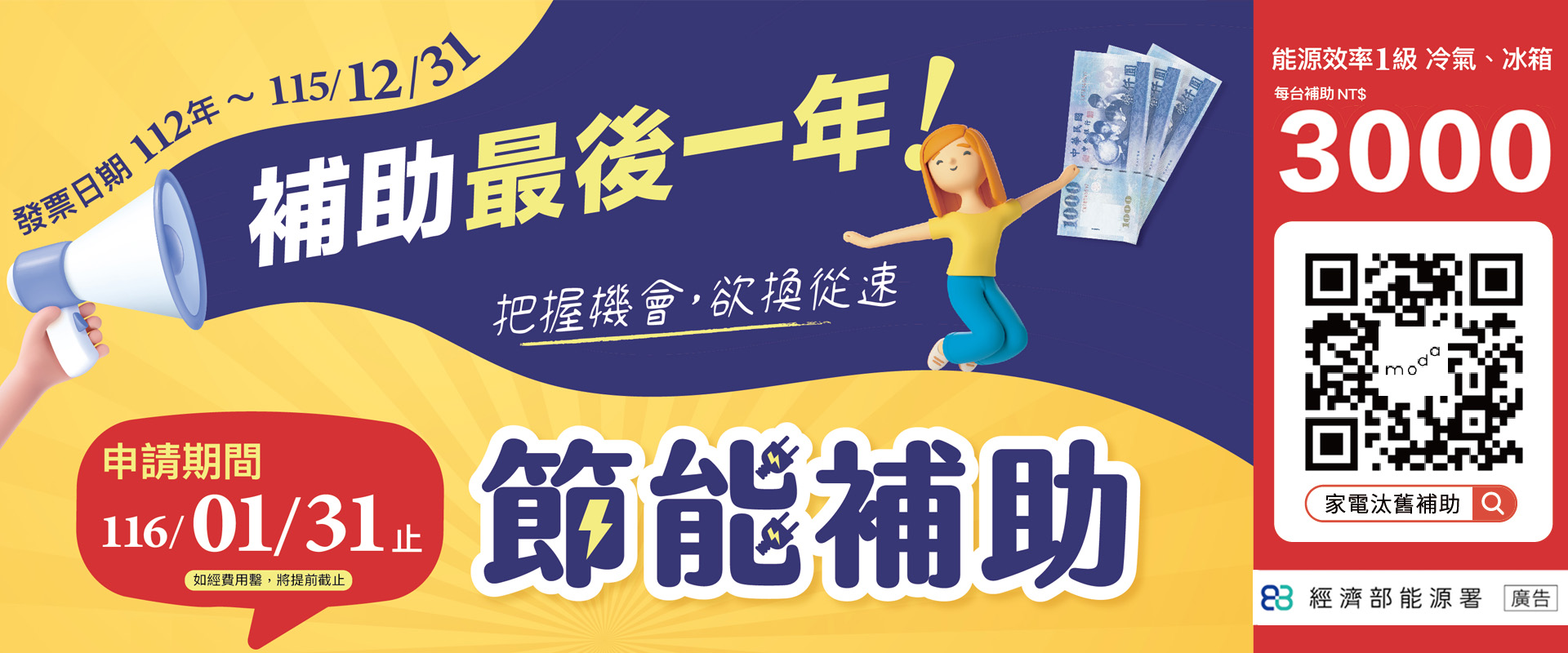 節能補助只到2026年底止