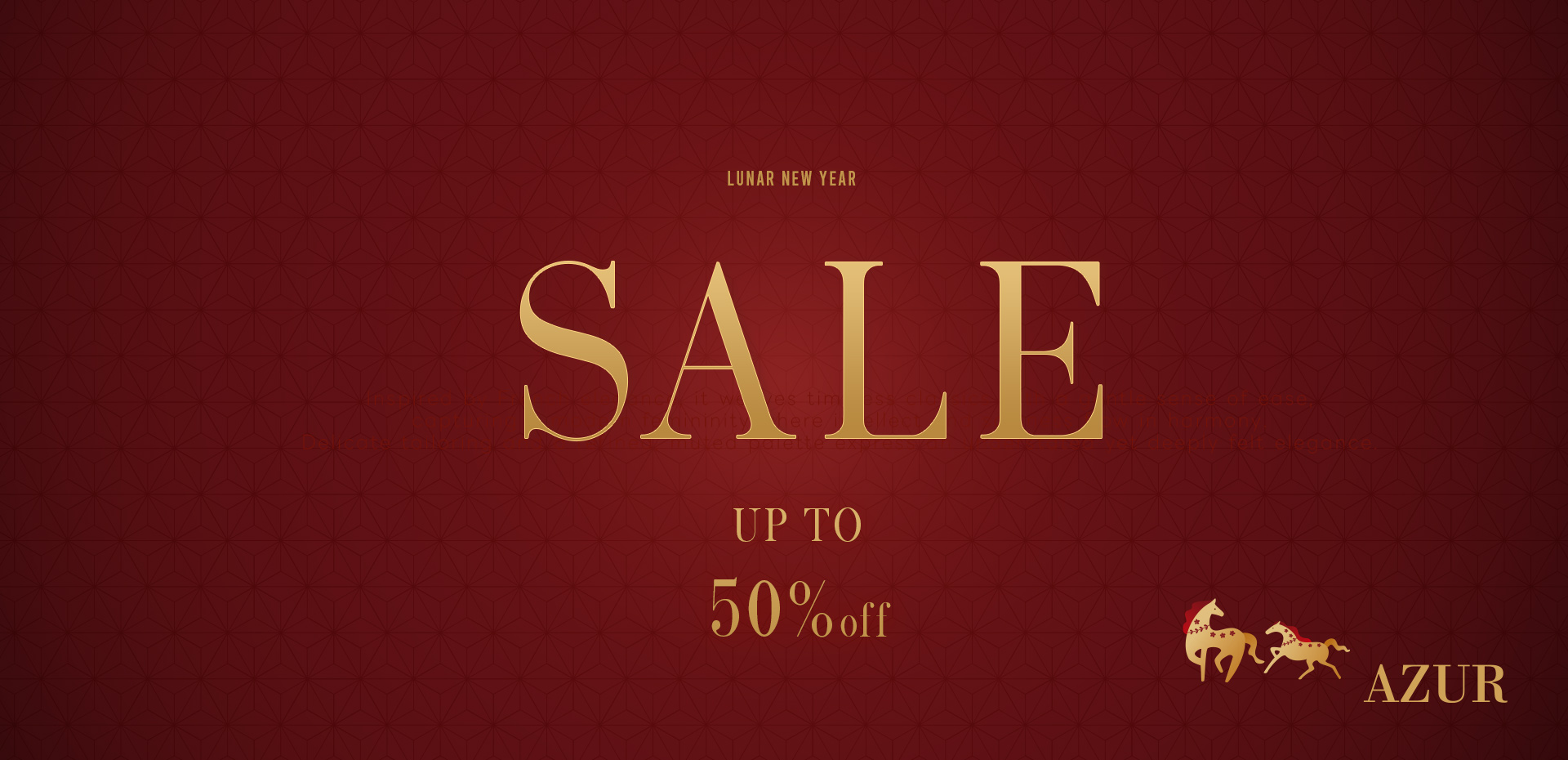 農曆年特販50%off