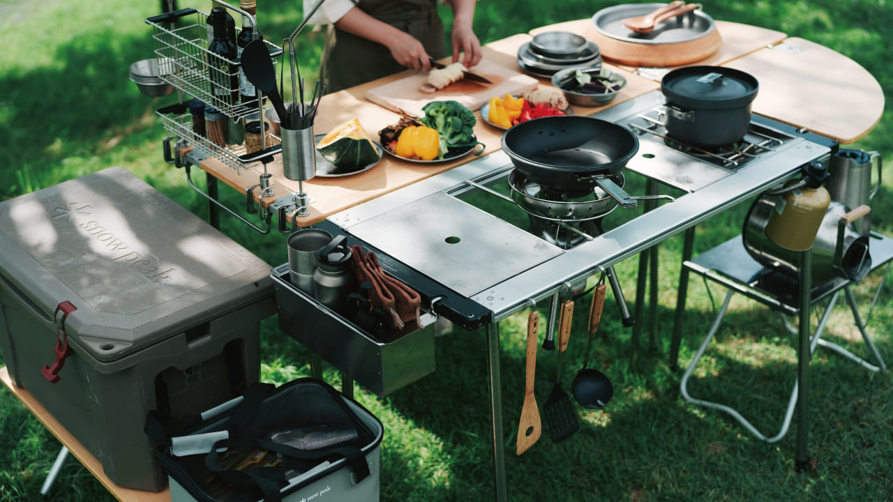 Snowpeak Igt Korean Camping Table Snow Peak IGT Barbeque Box Hike Camp