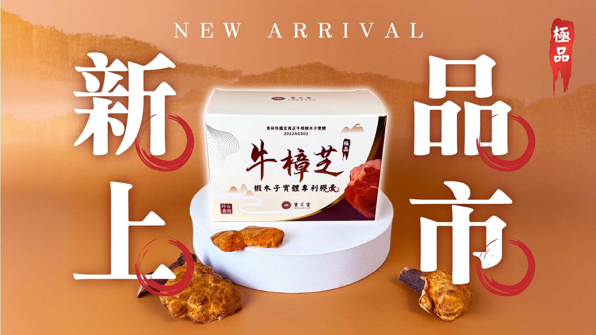 牛樟椴木子實體專利膠囊新品上市
