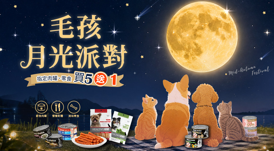 毛孩月光派對
