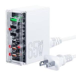 N36 創想六口PD65W (3C3A)桌上型充電器 (US)