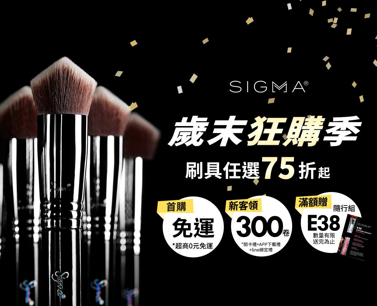 sigma 專業彩妝刷