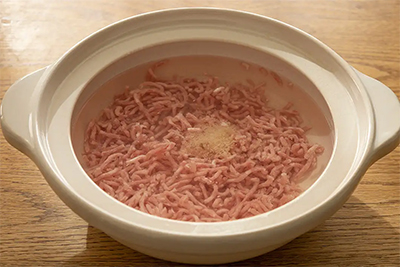 【陶鍋食譜】肉末鮮菇湯