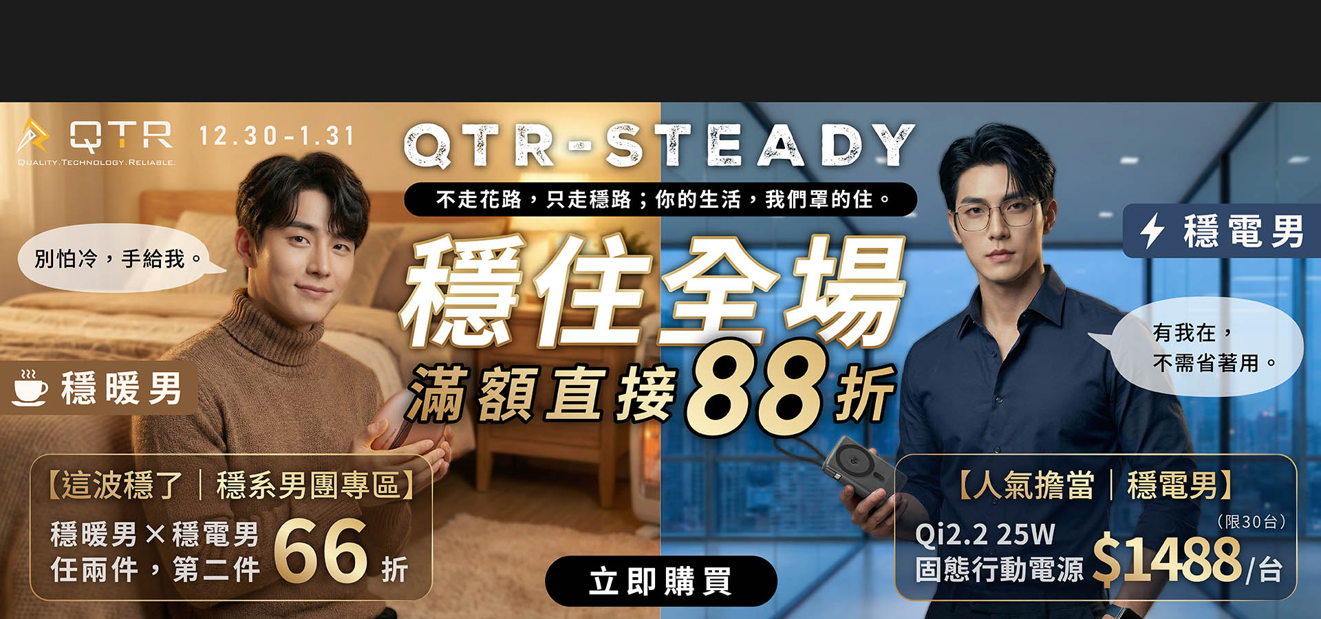 穩住全場滿額88折