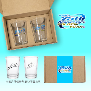 【預購/台灣限定】w-inds.25週年紀念玻璃杯