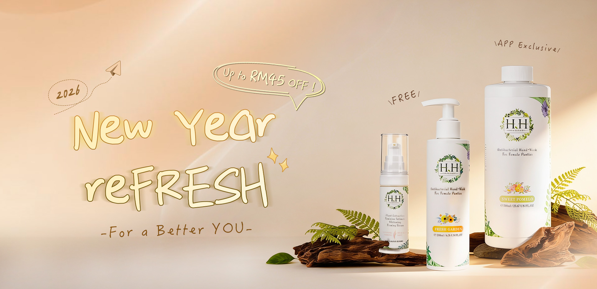 HH Herb & Health monthly promotion – herbal feminine care and intimate hygiene product deals