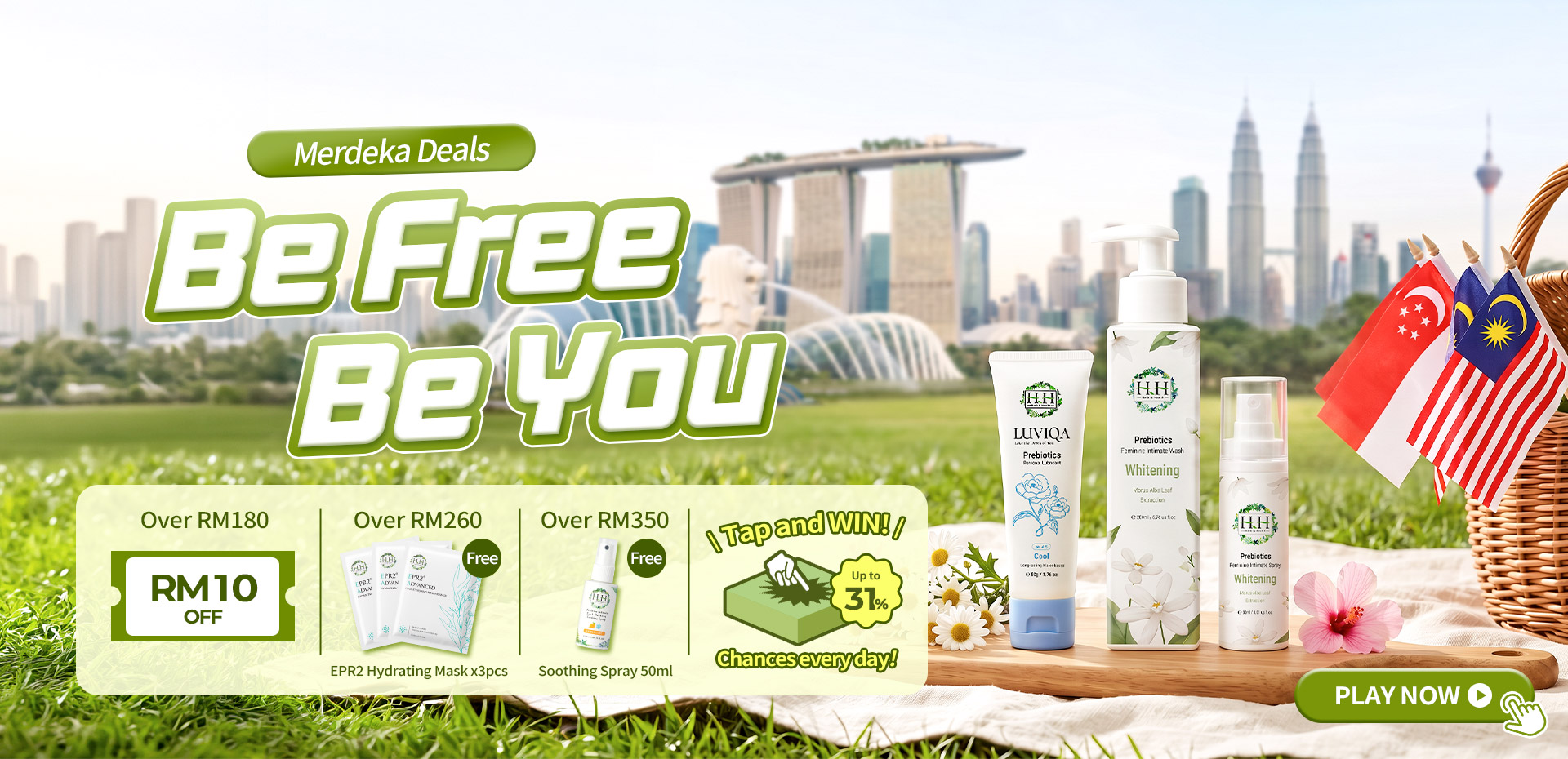 HH Herb & Health monthly promotion – herbal feminine care and intimate hygiene product deals
